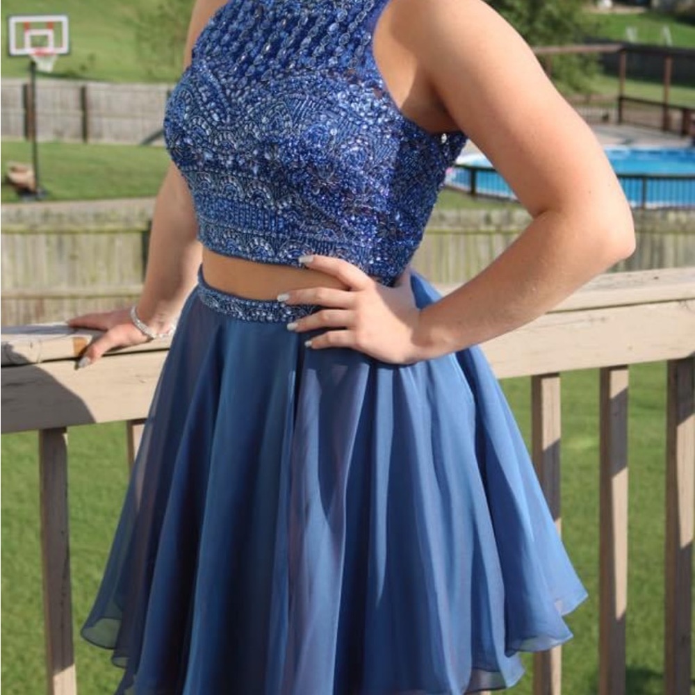 Stunning two-piece semi-formal dress